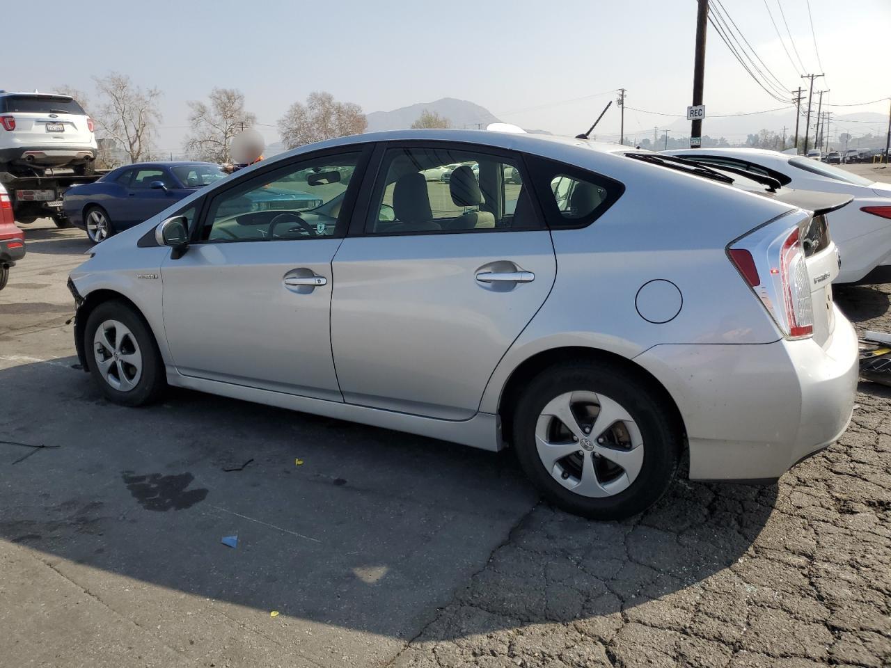 2012 Toyota Prius VIN JTDKN3DU9C5493709 Copart auction photo, front end damage thumbnail 2