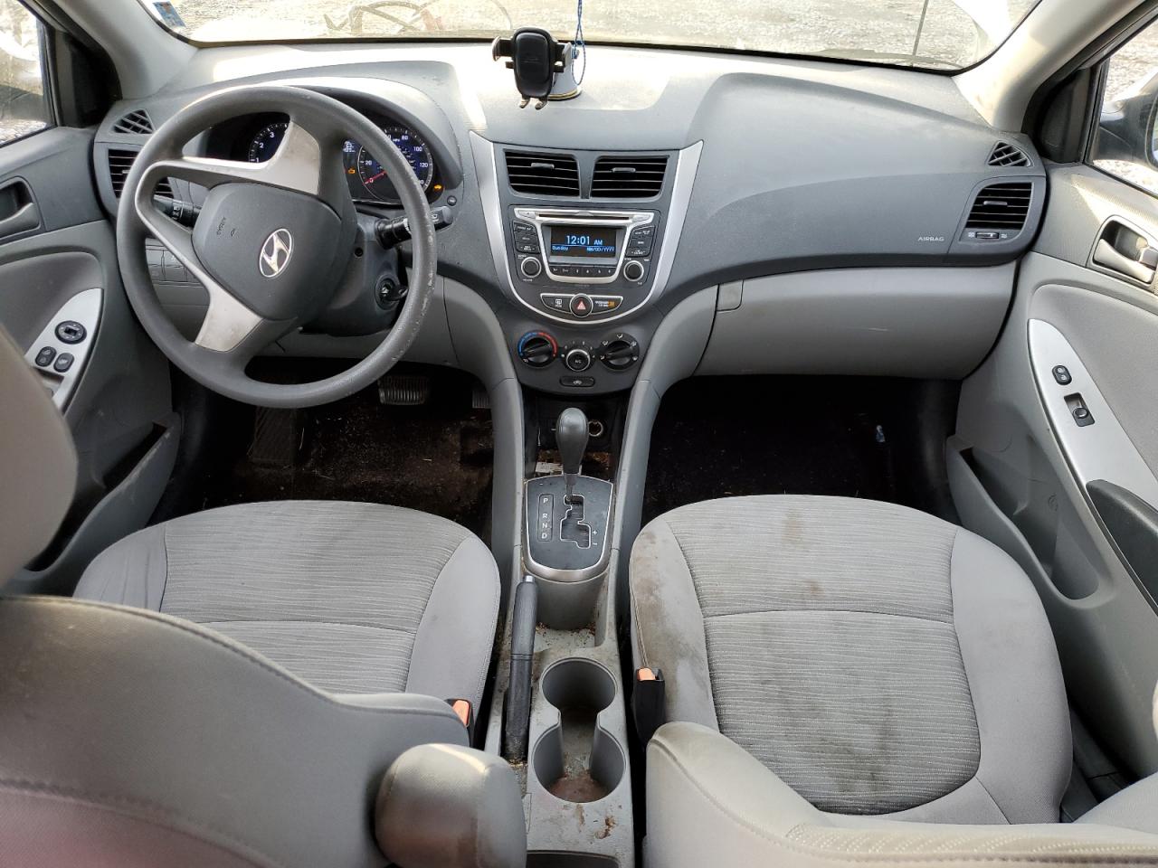 2017 Hyundai Accent VIN KMHCT4AE3HU209951 Copart auction photo, front end / rear end damage thumbnail 8