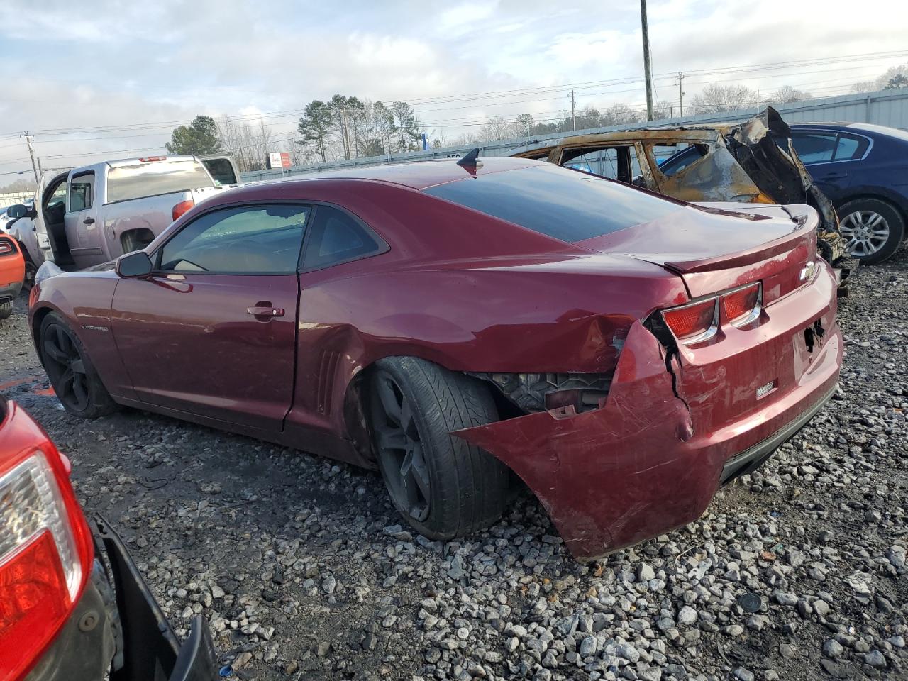 2011 Chevrolet Camaro VIN 2G1FB1ED5B9164447 Copart auction photo, all over damage thumbnail 2