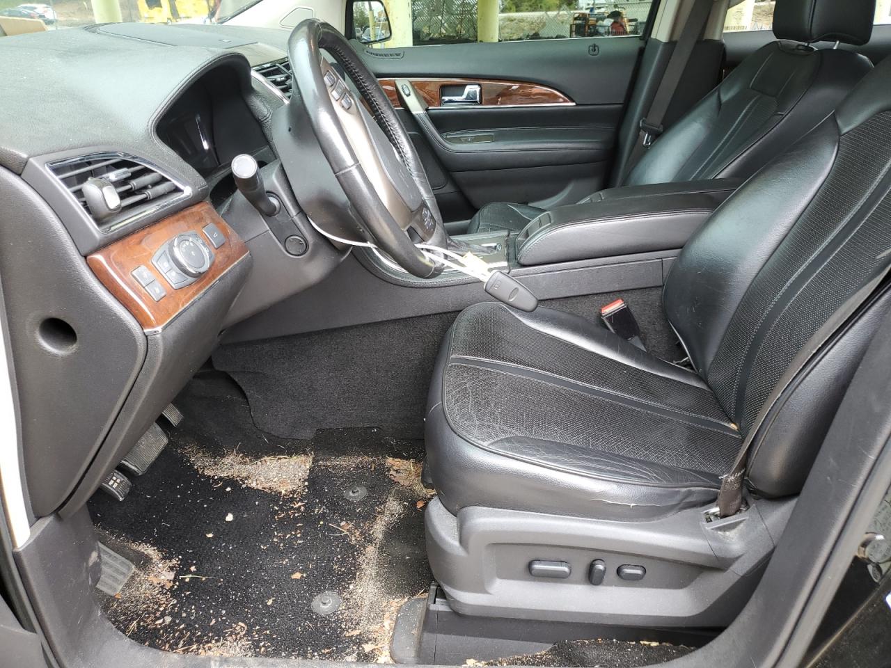 2011 Lincoln MKX VIN 2LMDJ8JK6BBJ34204 Copart auction photo, front end damage thumbnail 7