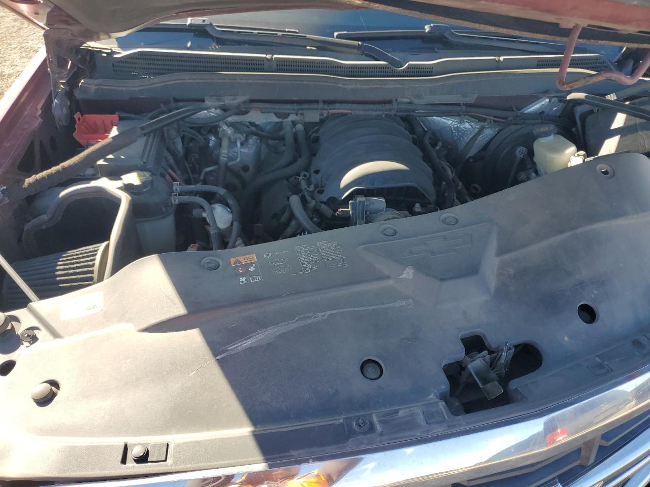 2015 Chevrolet Silverado VIN 3GCUKRECXFG222553 Copart auction photo, all over damage thumbnail 11