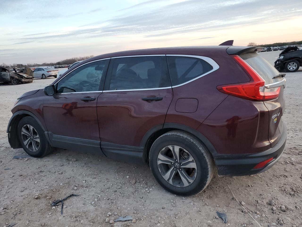 2017 Honda CR-V VIN 7FARW5H37HE012214 Copart auction photo, front end / side damage thumbnail 2
