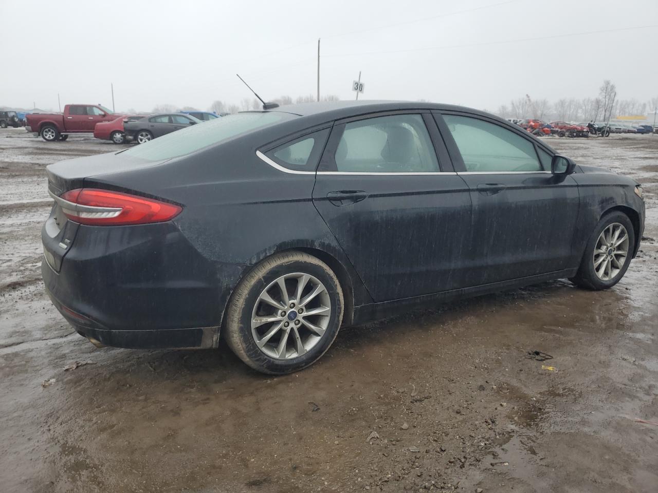 2017 Ford Fusion VIN 3FA6P0HD3HR139800 Copart auction photo, front end / side damage thumbnail 3
