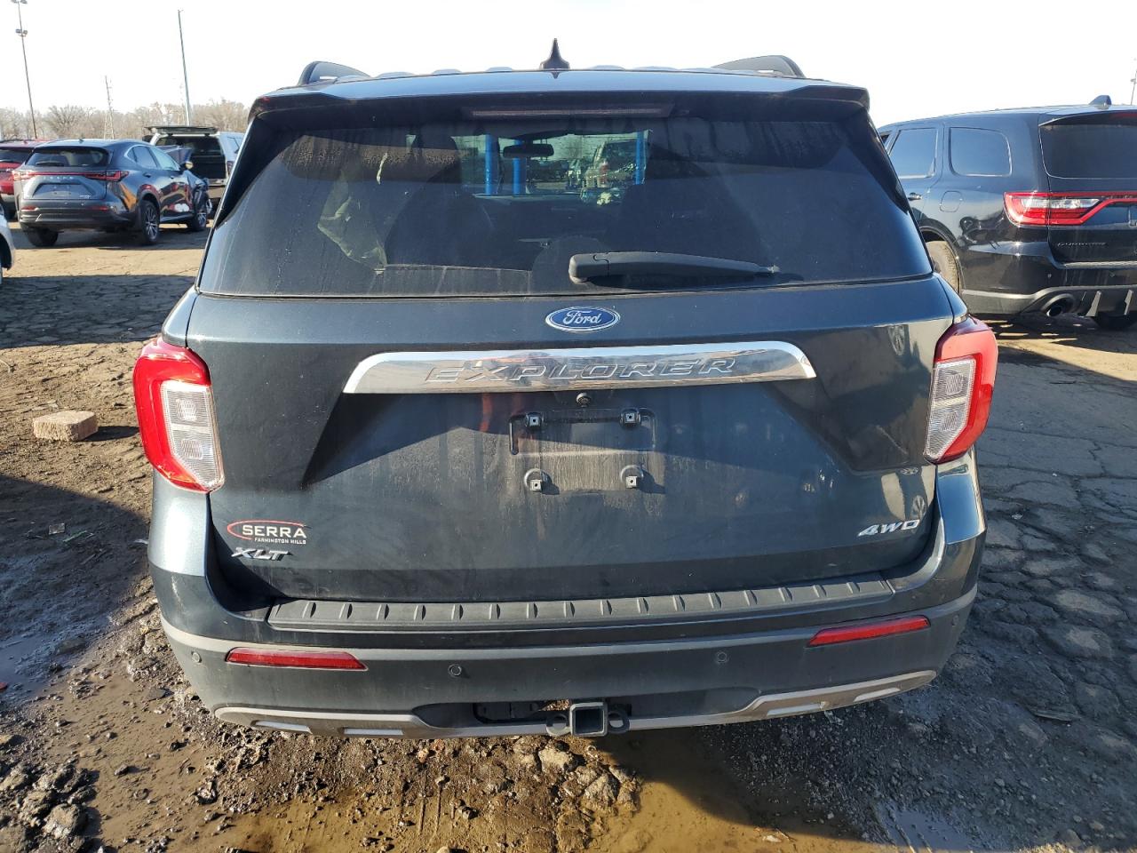 2022 Ford Explorer VIN 1FMSK8DH5NGA86045 Copart auction photo, front end damage thumbnail 6