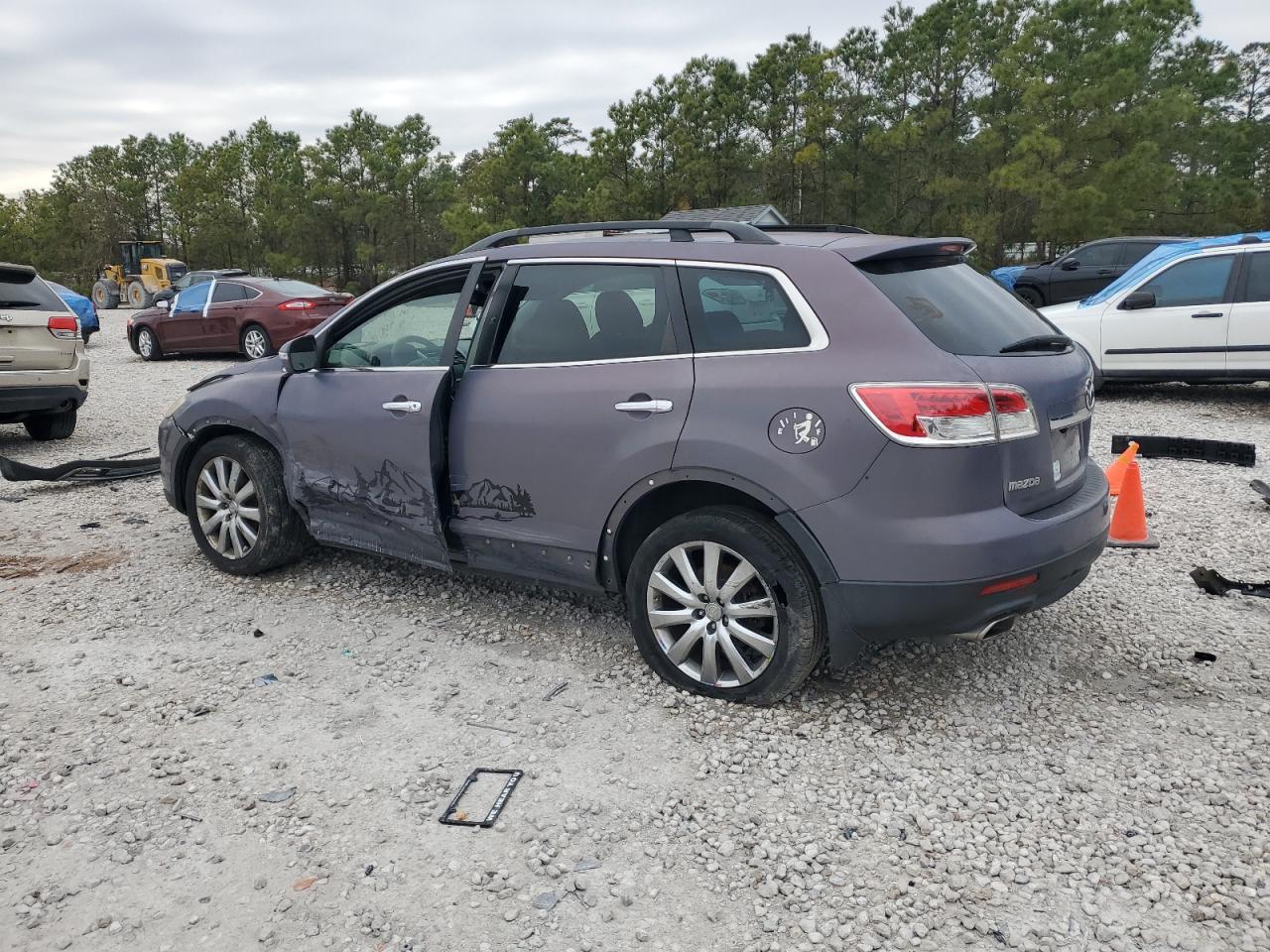 2007 Mazda CX-9 VIN JM3TB28Y770105584 Copart auction photo, side damage thumbnail 2