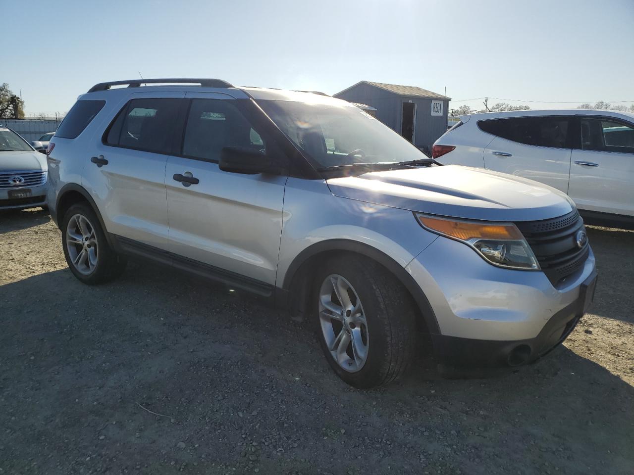 2013 Ford Explorer VIN 1FM5K7B8XDGA59111 Copart auction photo, front end / side damage thumbnail 4