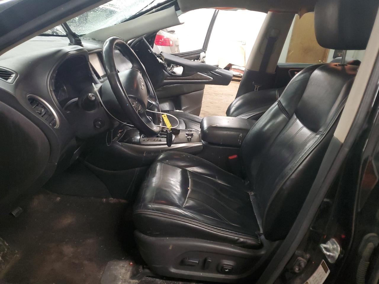 2015 Infiniti QX60 VIN 5N1AL0MM4FC535926 Copart auction photo, side / front end damage thumbnail 7