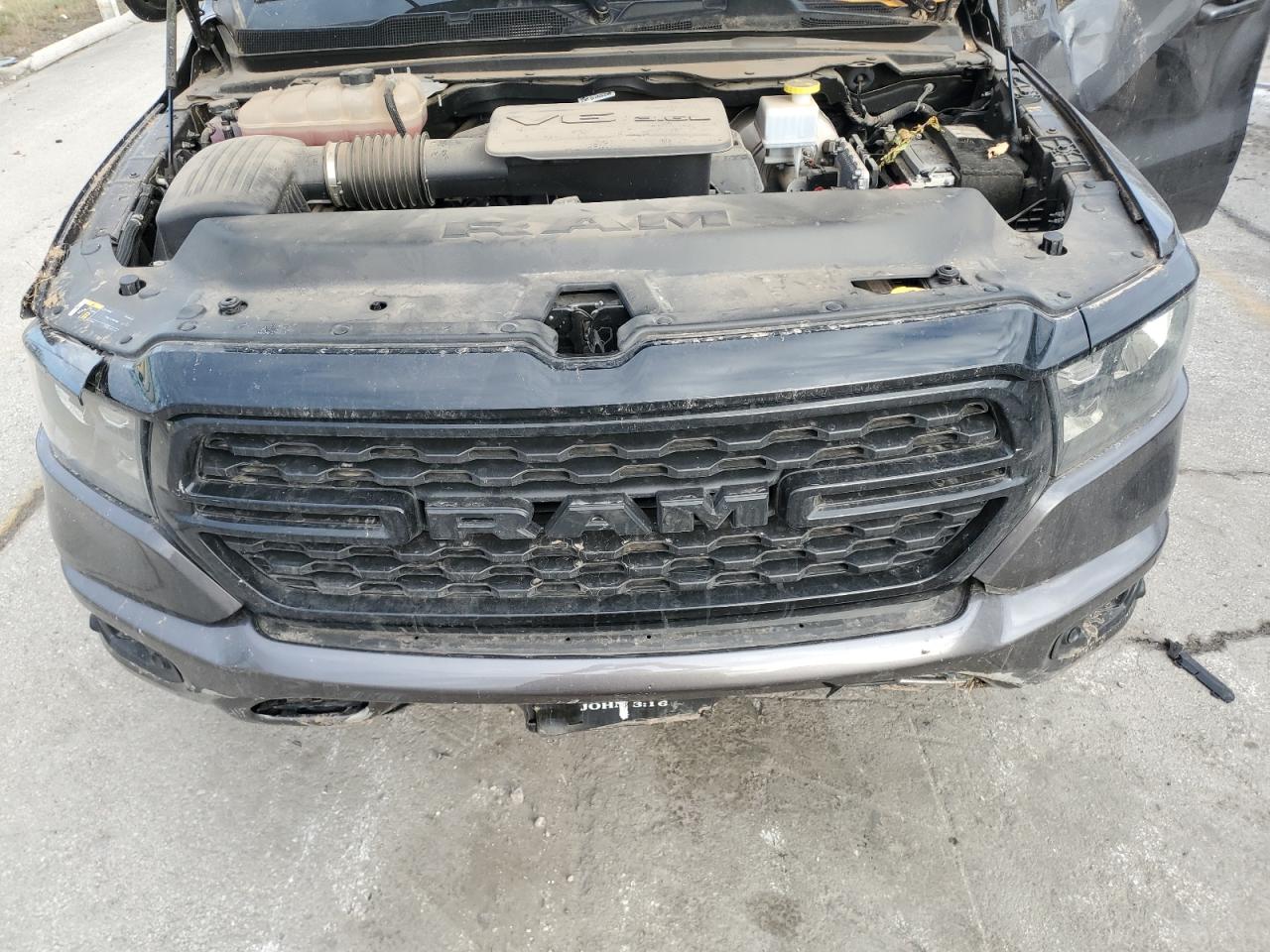 2022 RAM 1500 VIN 1C6RRFFG9NN362270 Copart auction photo, all over / hail damage thumbnail 11