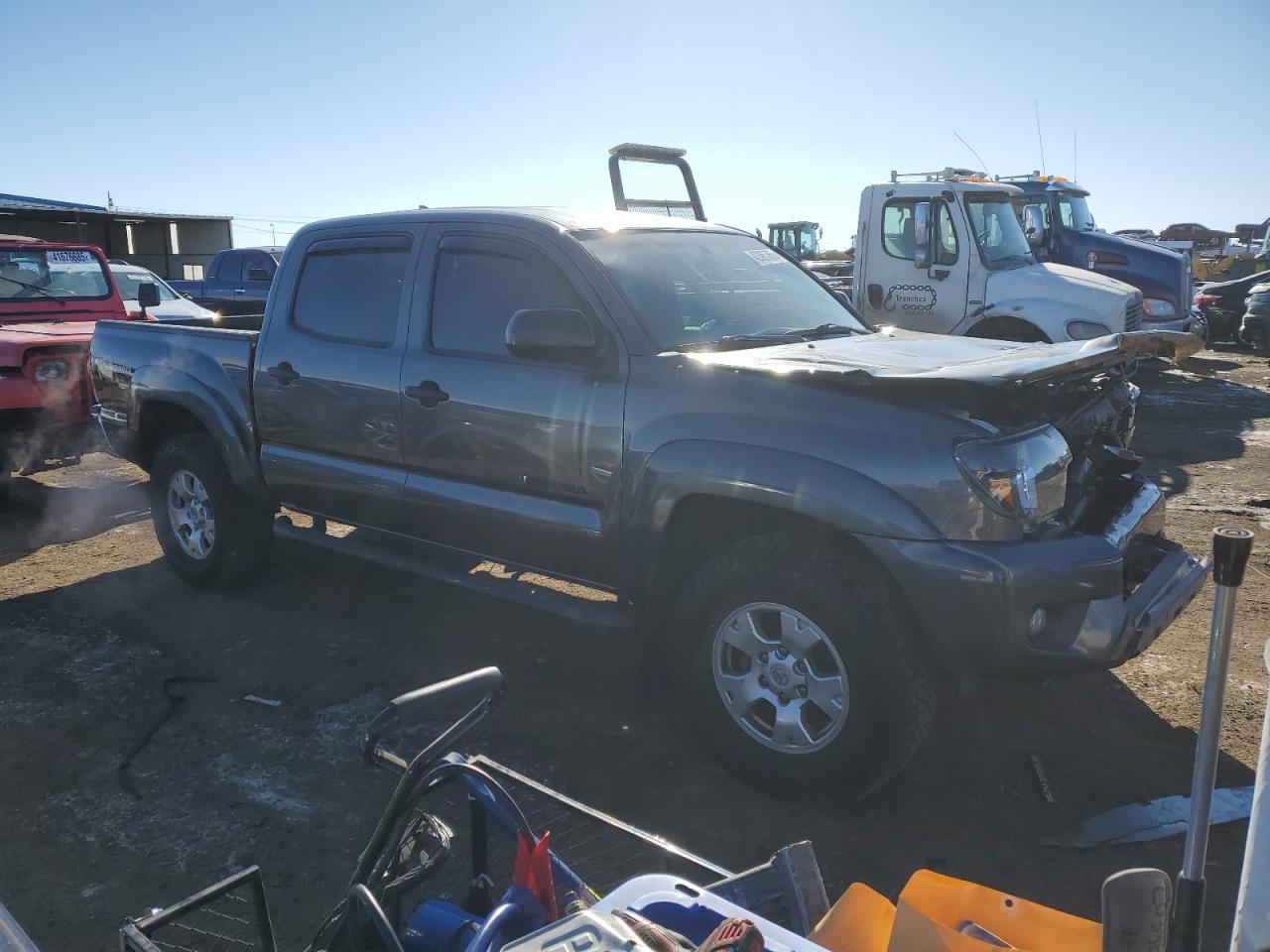 2014 Toyota Tacoma VIN 5TFLU4EN7EX109812 Copart auction photo, front end damage thumbnail 4