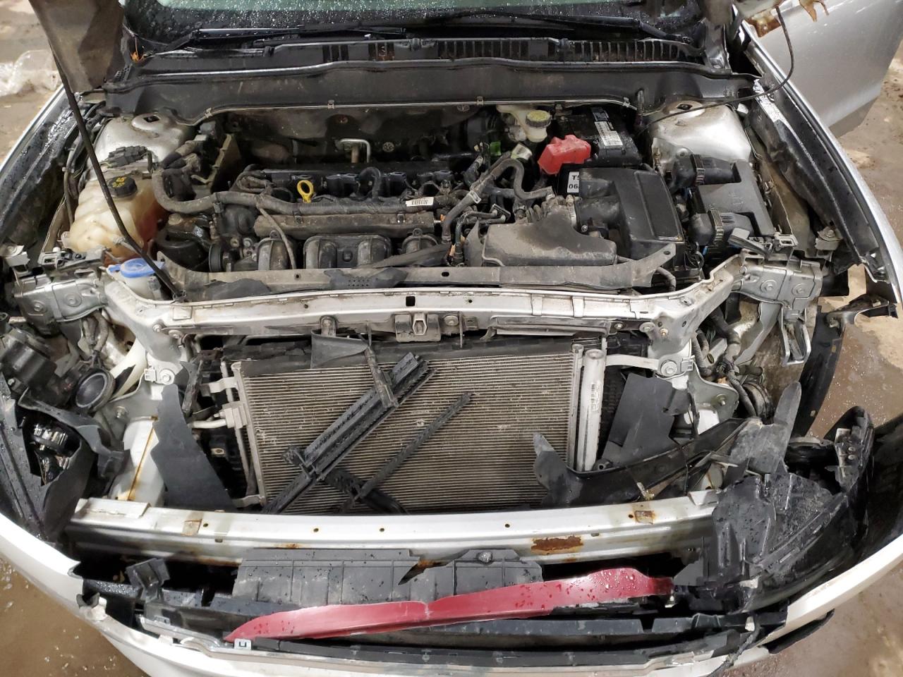 2016 Ford Fusion VIN 1FA6P0H72G5132459 Copart auction photo, front end / side damage thumbnail 11