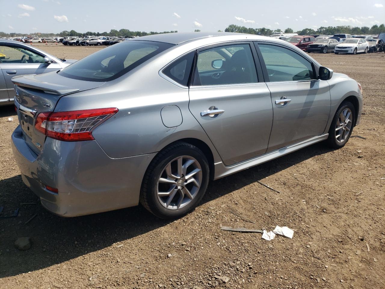 2014 Nissan Sentra VIN 3N1AB7AP4EY279584 Copart auction photo, rear end damage thumbnail 3