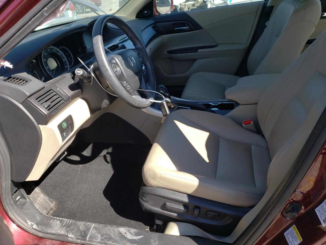 2014 Honda Accord VIN 1HGCR2F88EA130977 Copart auction photo, all over damage thumbnail 7
