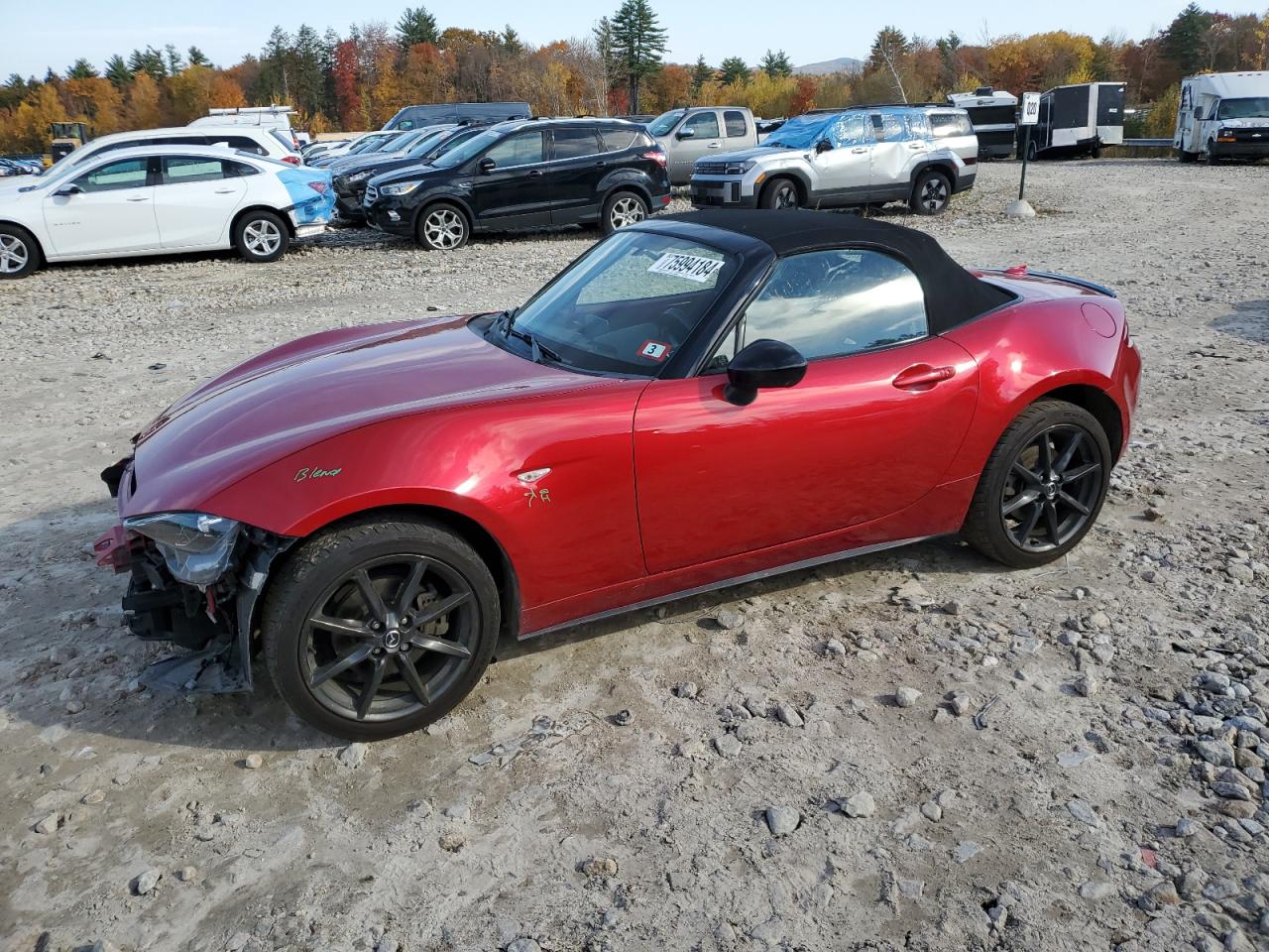 2016 Mazda MX-5 VIN JM1NDAC72G0101947