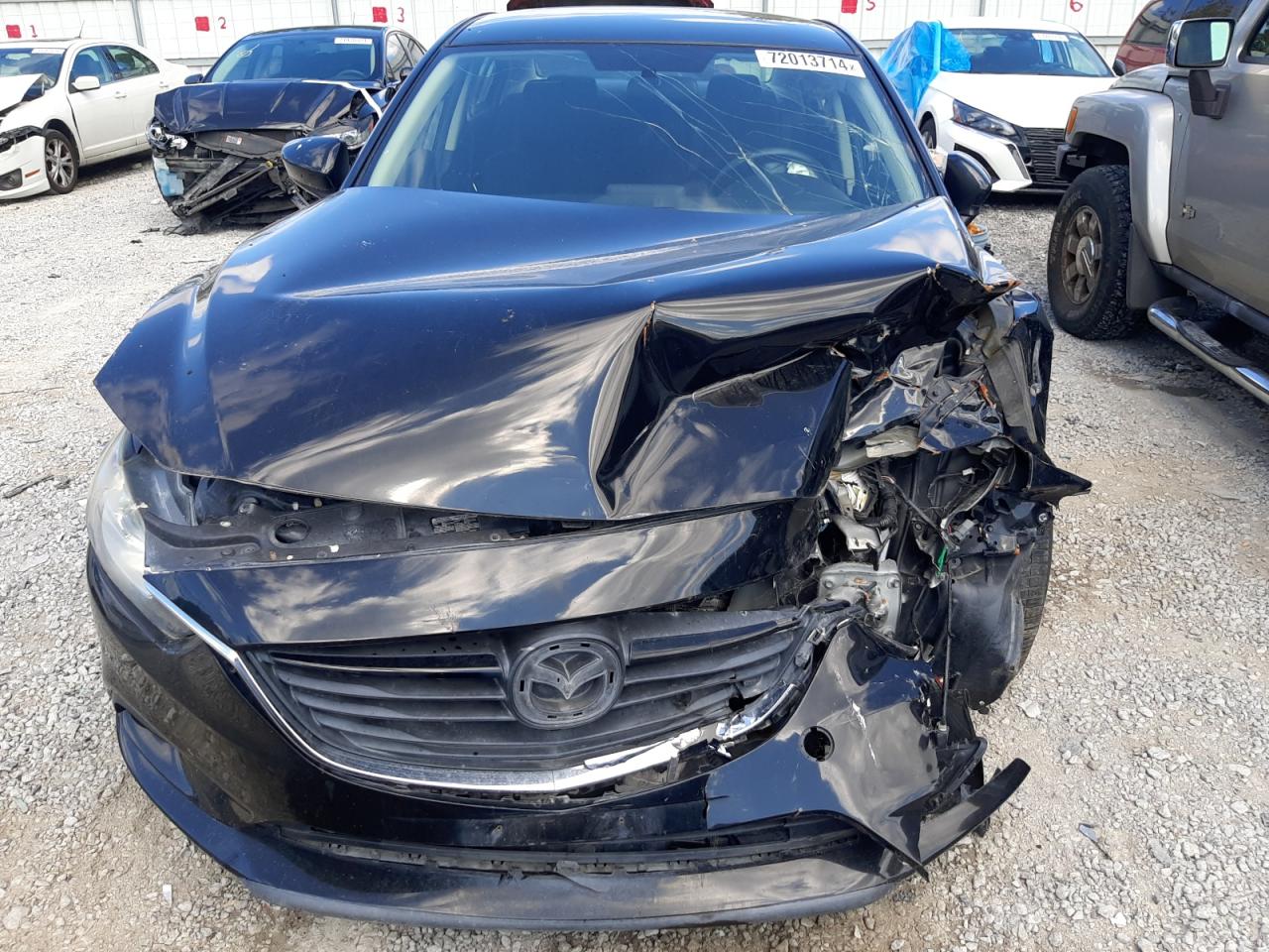 2016 Mazda 6 VIN JM1GJ1U57G1460817 Copart auction photo, front end / rear end damage thumbnail 5