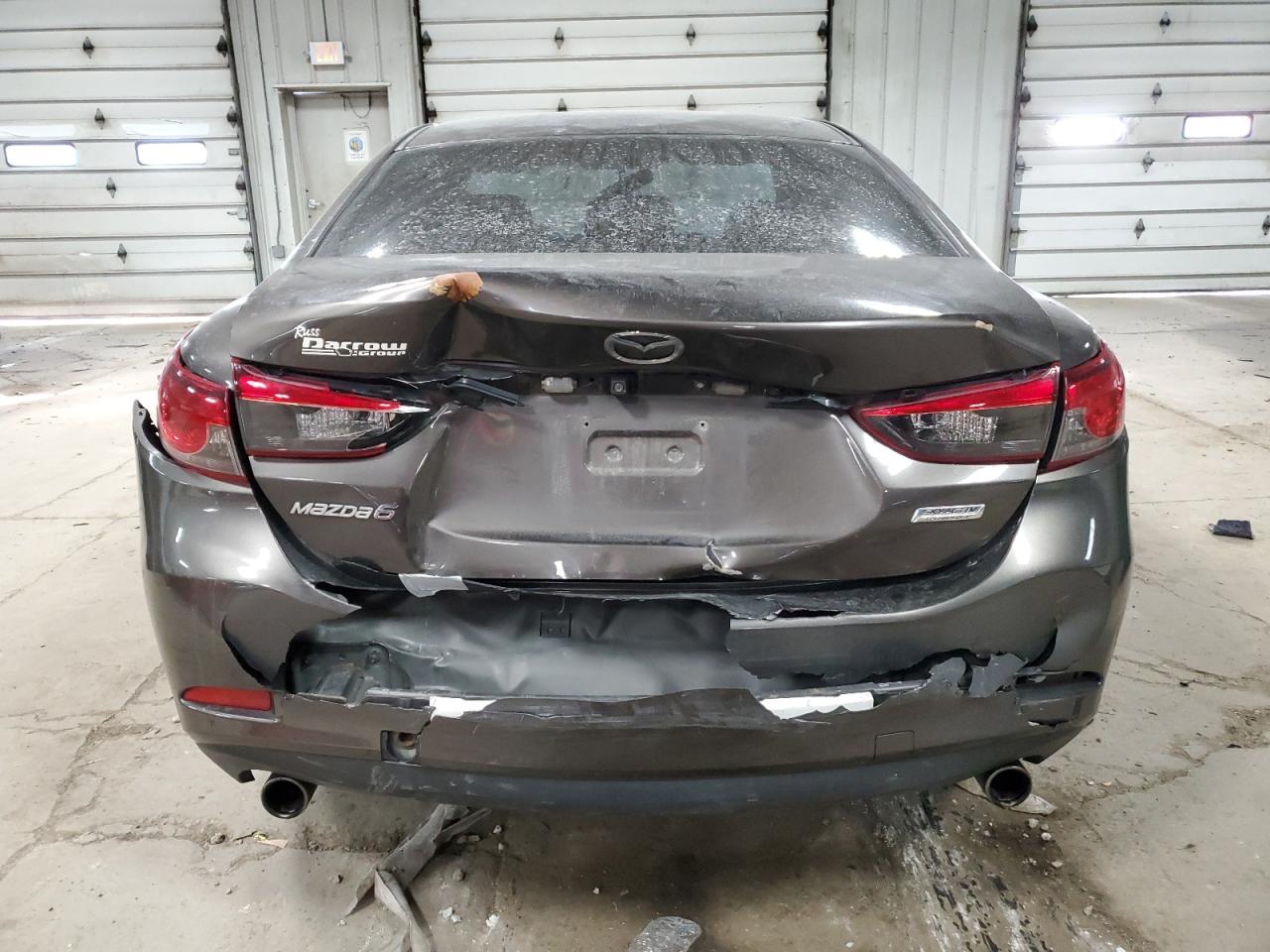 2017 Mazda 6 VIN JM1GL1U55H1153254 Copart auction photo, rear end / front end damage thumbnail 6