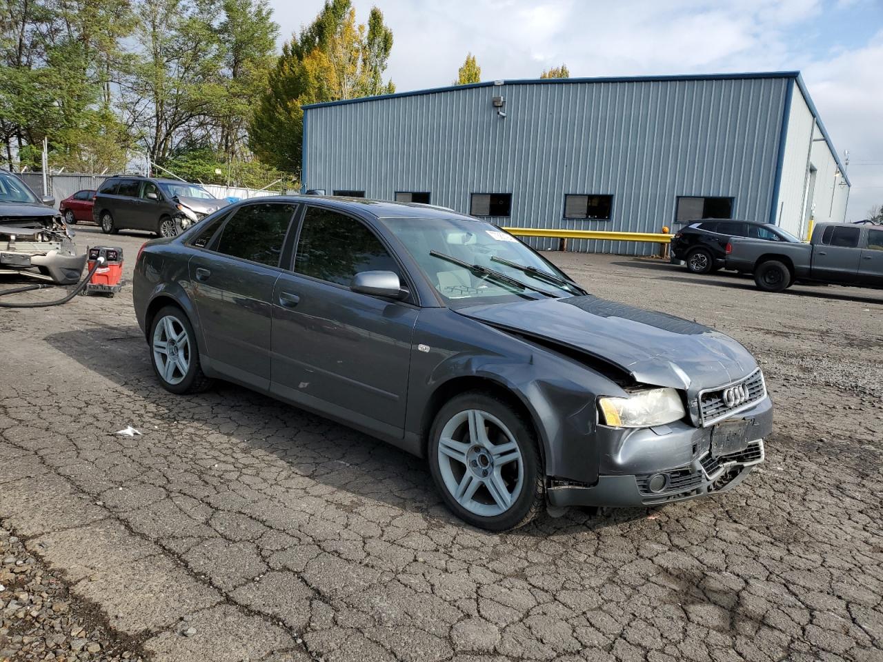 2004 Audi A4 VIN WAULC68E84A017441 Copart auction photo, front end damage thumbnail 4