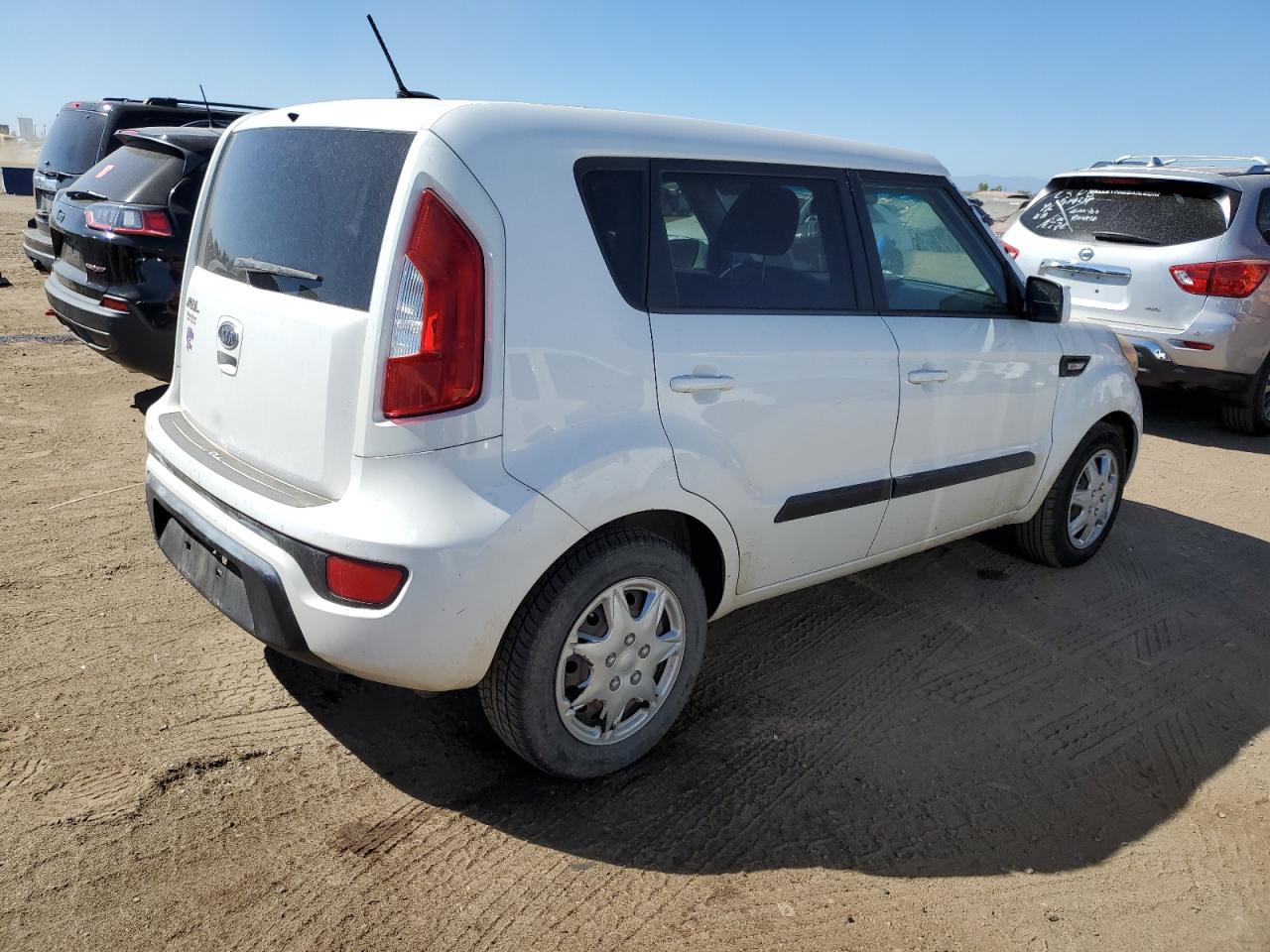 2012 KIA Soul VIN KNDJT2A52C7429587 Copart auction photo, hail damage thumbnail 3