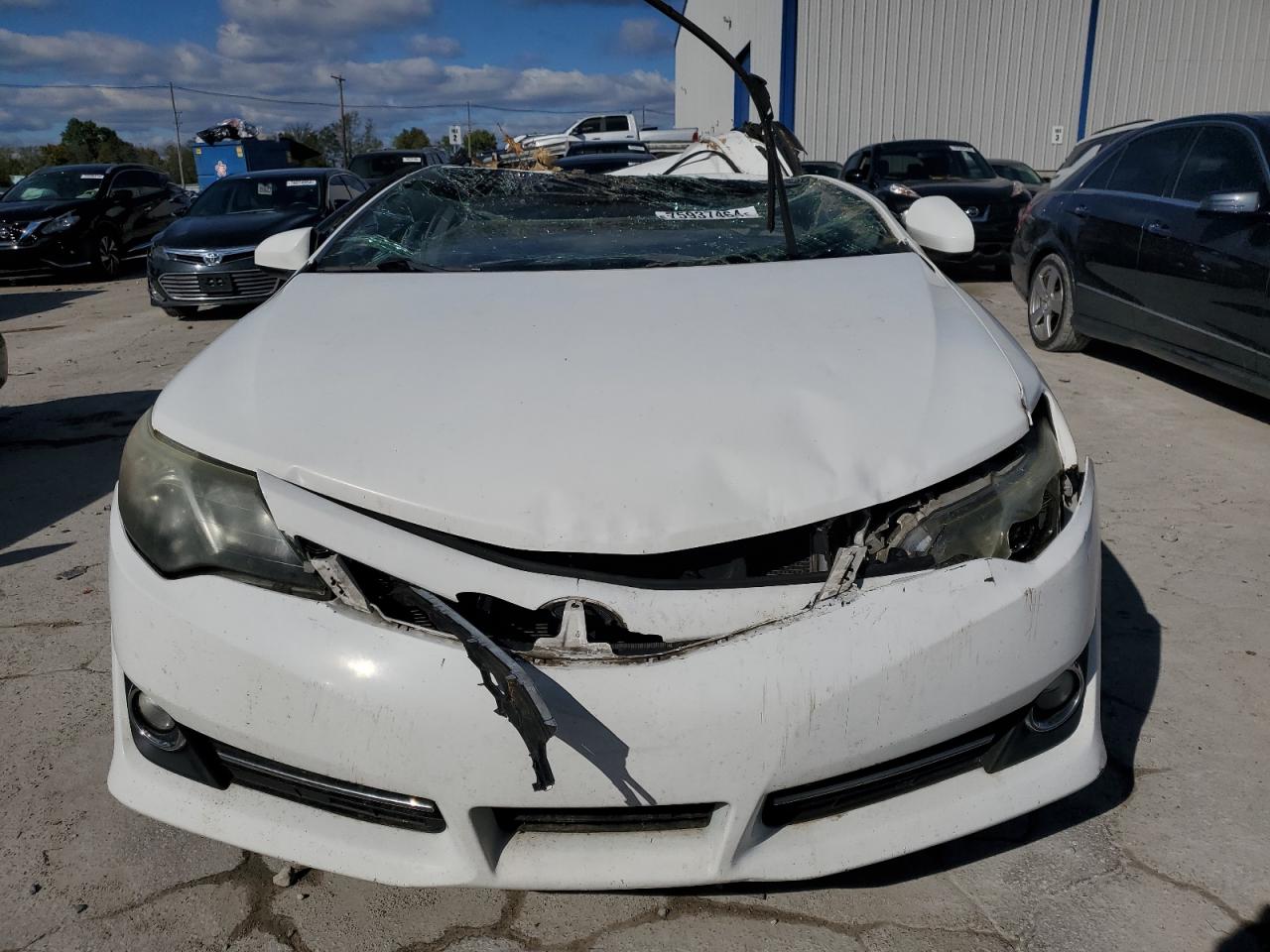 2012 Toyota Camry VIN 4T1BF1FK7CU520680 Copart auction photo, top/roof / all over damage thumbnail 5