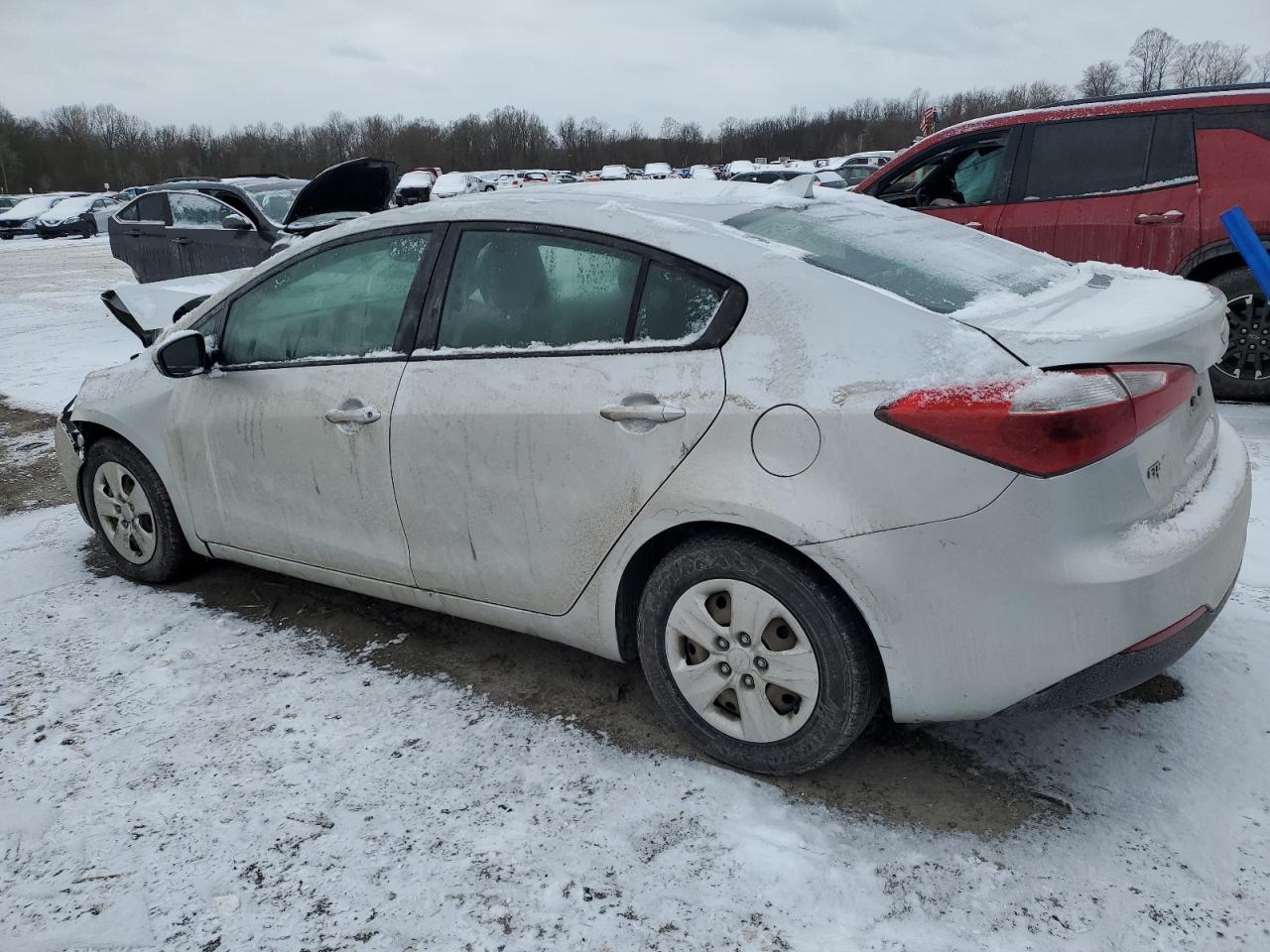 2014 KIA Forte VIN KNAFK4A62E5171189 Copart auction photo, front end damage thumbnail 2