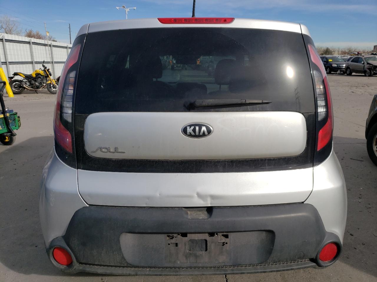2016 KIA Soul VIN KNDJN2A2XG7844064 Copart auction photo, side / hail damage thumbnail 6