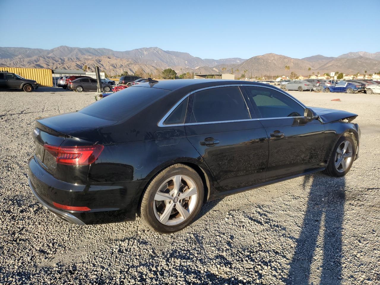 2019 Audi A4 VIN WAUDNAF41KN019694 Copart auction photo, front end / side damage thumbnail 3