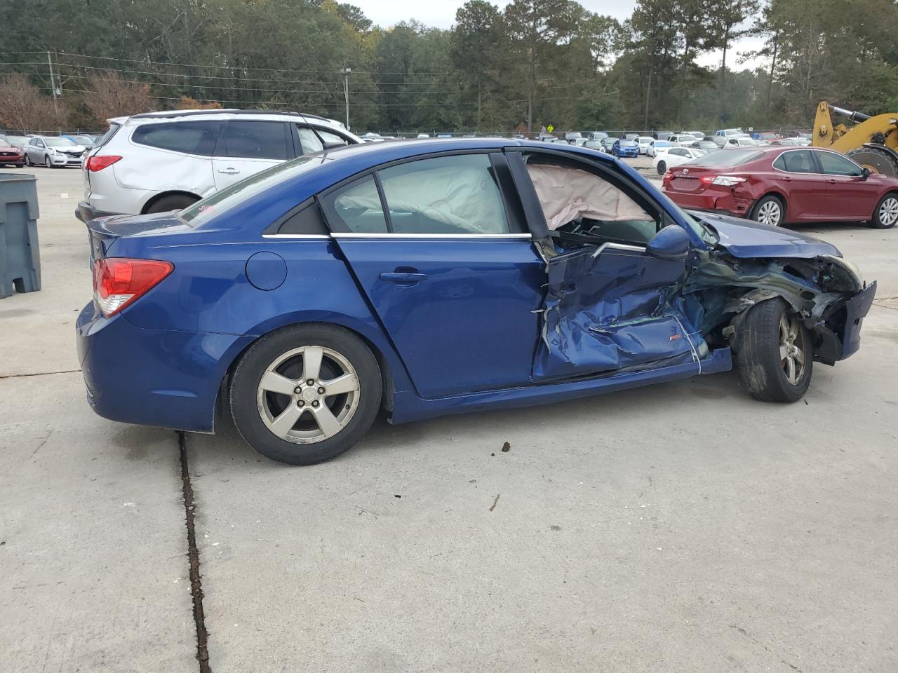 2013 Chevrolet Cruze VIN 1G1PC5SB3D7115456 Copart auction photo, side / front end damage thumbnail 3