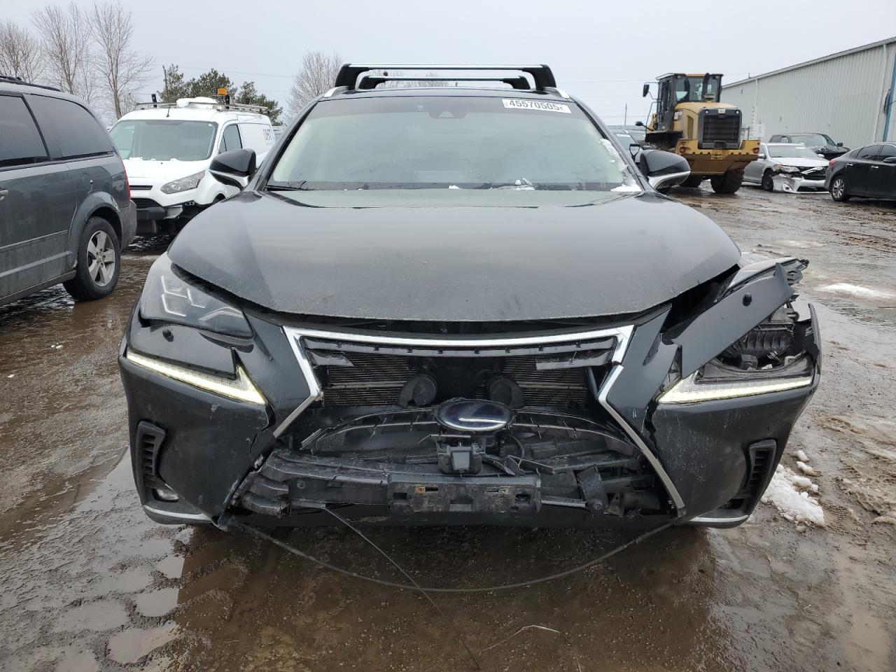 2018 Lexus NX VIN JTJBJRBZ7J2091017 Copart auction photo, front end damage thumbnail 5