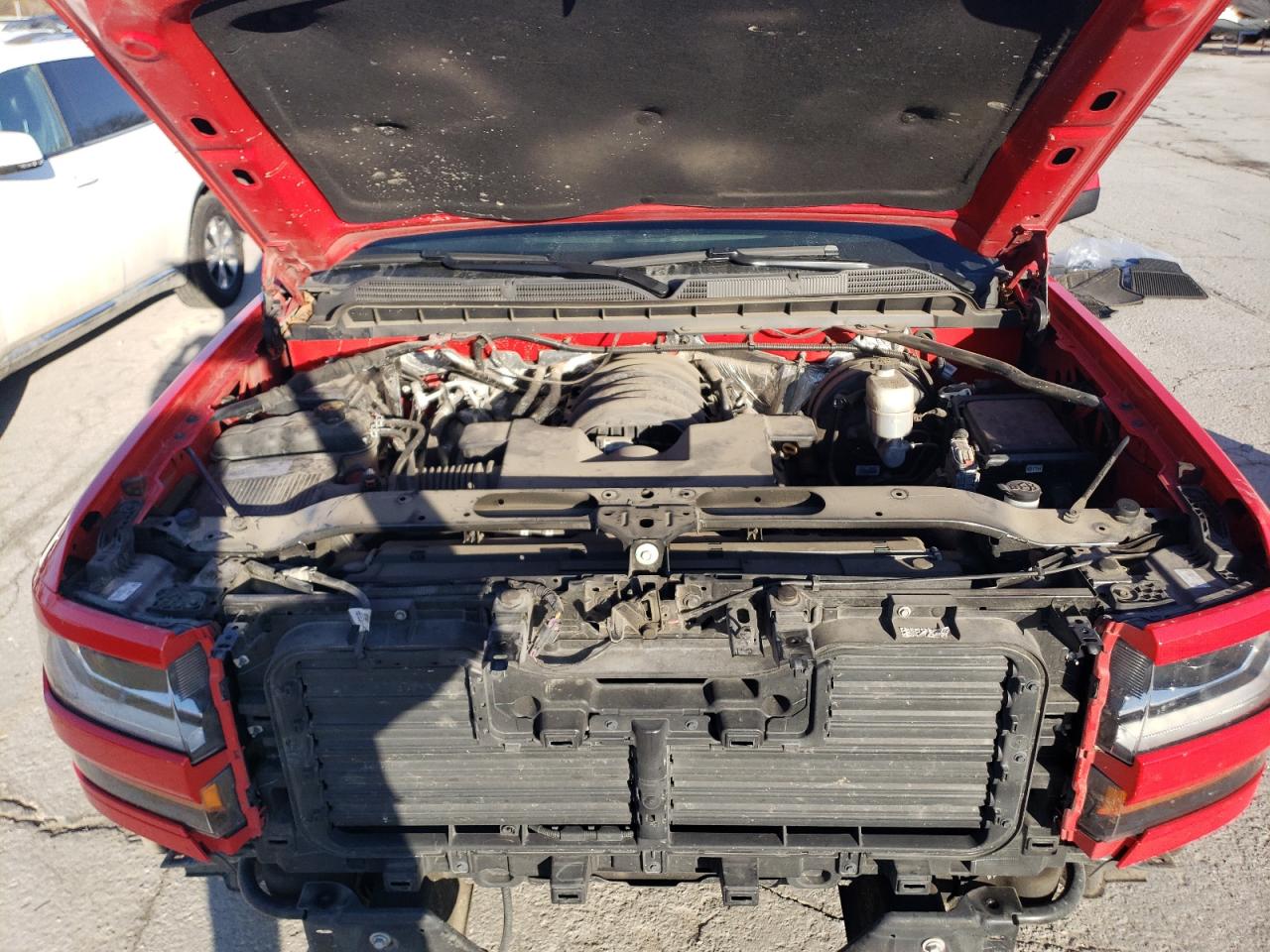 2017 Chevrolet Silverado VIN 3GCUKREC1HG296303 Copart auction photo, front end / hail damage thumbnail 11