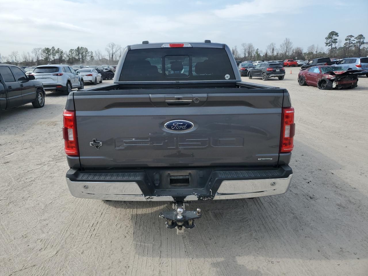 2021 Ford F-150 VIN 1FTEW1CP2MFB08822 Copart auction photo, front end / side damage thumbnail 6