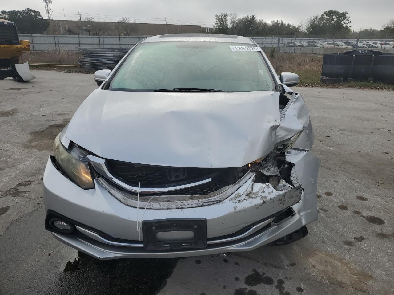 2014 Honda Civic VIN 19XFB2F83EE216579 Copart auction photo, front end / side damage thumbnail 5