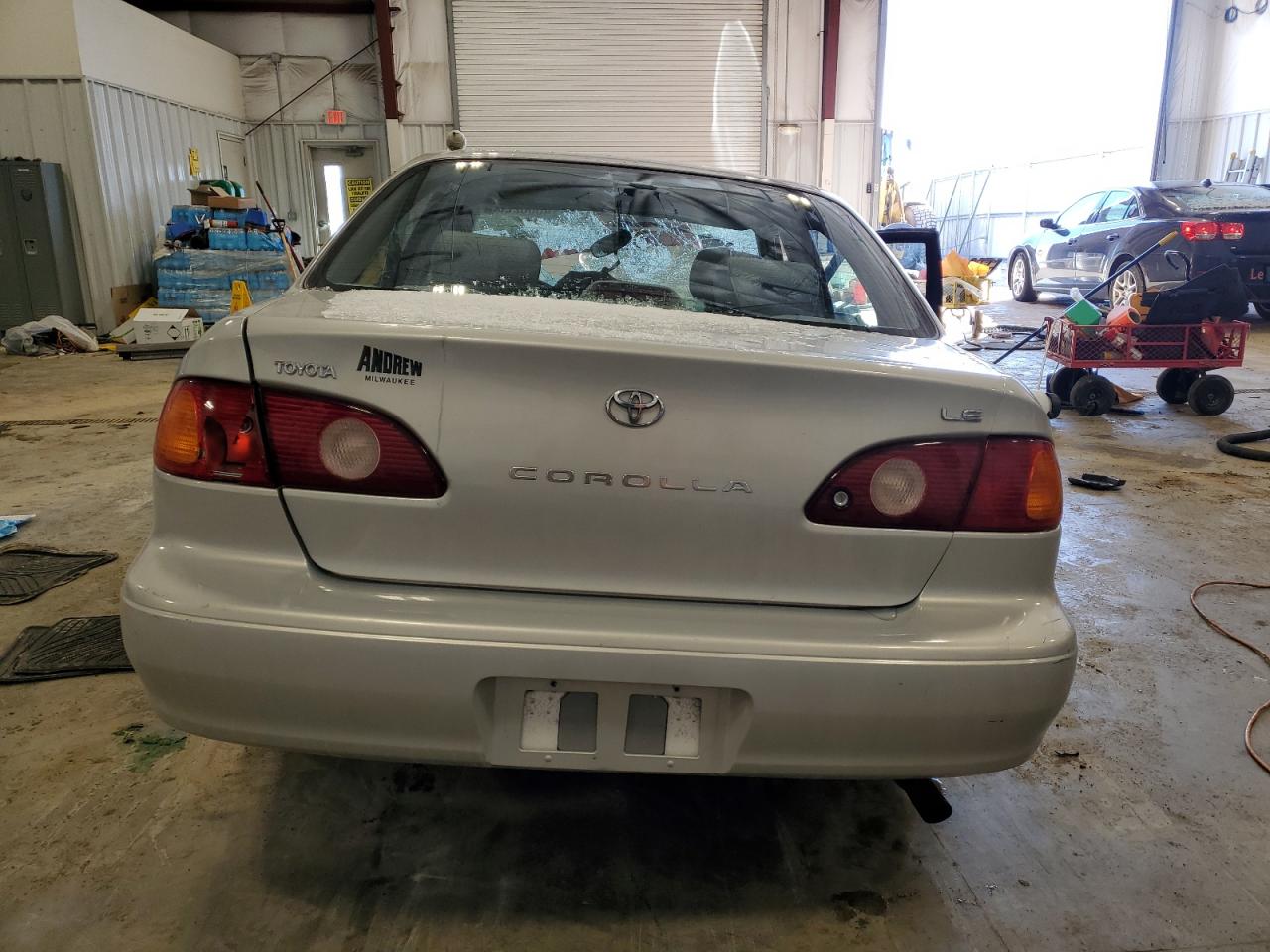2001 Toyota Corolla VIN 2T1BR12EX1C418263 Copart auction photo, front end damage thumbnail 6