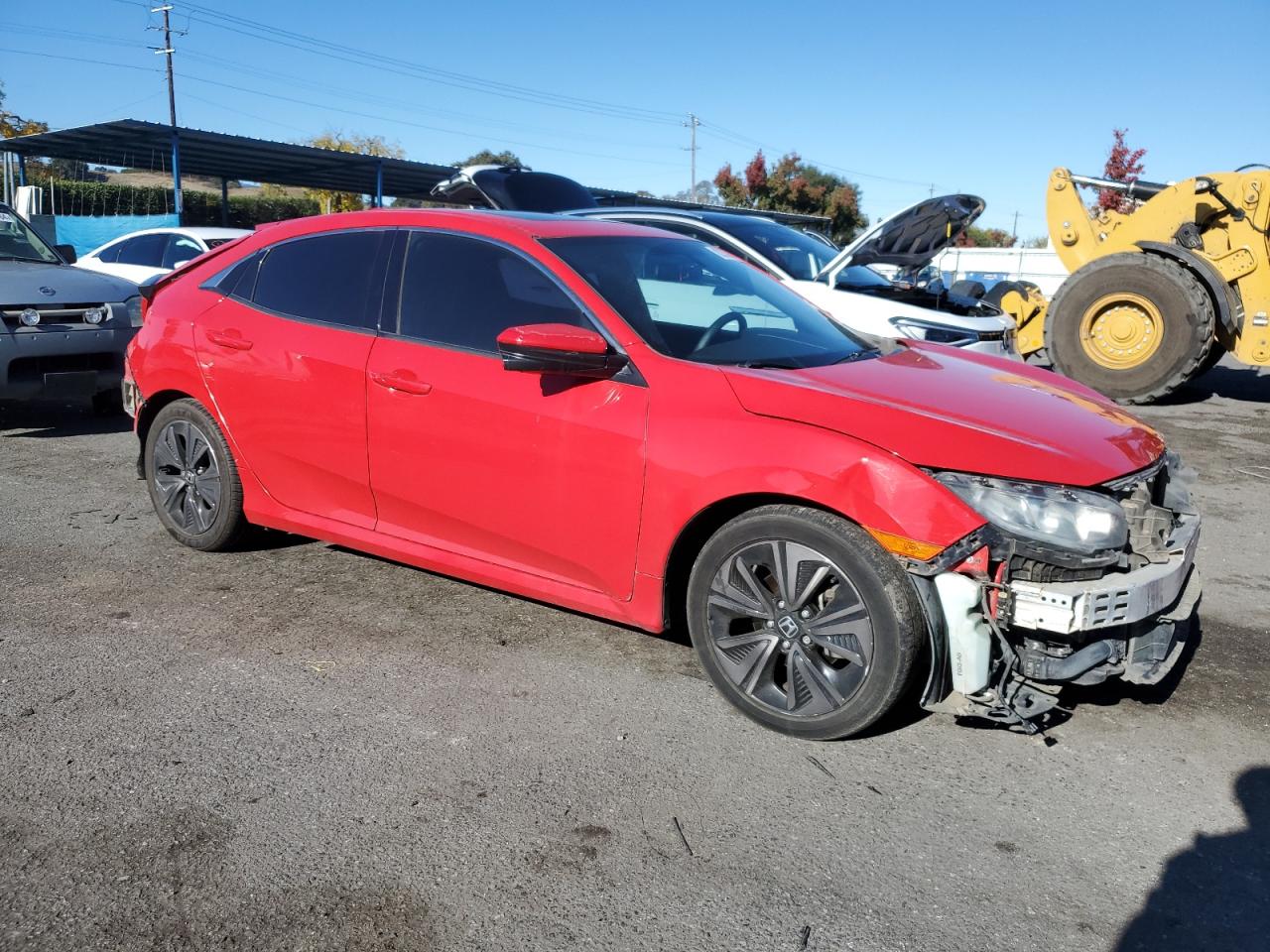 2017 Honda Civic VIN SHHFK7H56HU410701 Copart auction photo, rear end / front end damage thumbnail 4