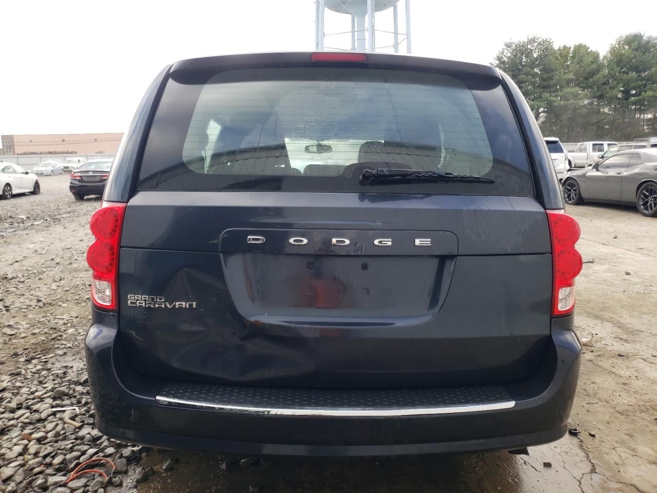 2013 Dodge Caravan VIN 2C4RDGBGXDR766487 Copart auction photo, front end / rear end damage thumbnail 6