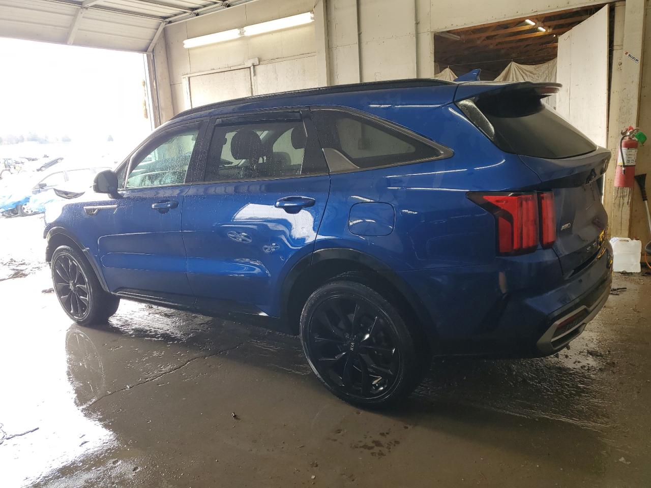 2021 KIA Sorento VIN 5XYRKDLF6MG015143 Copart auction photo, front end / minor dent/scratches damage thumbnail 2