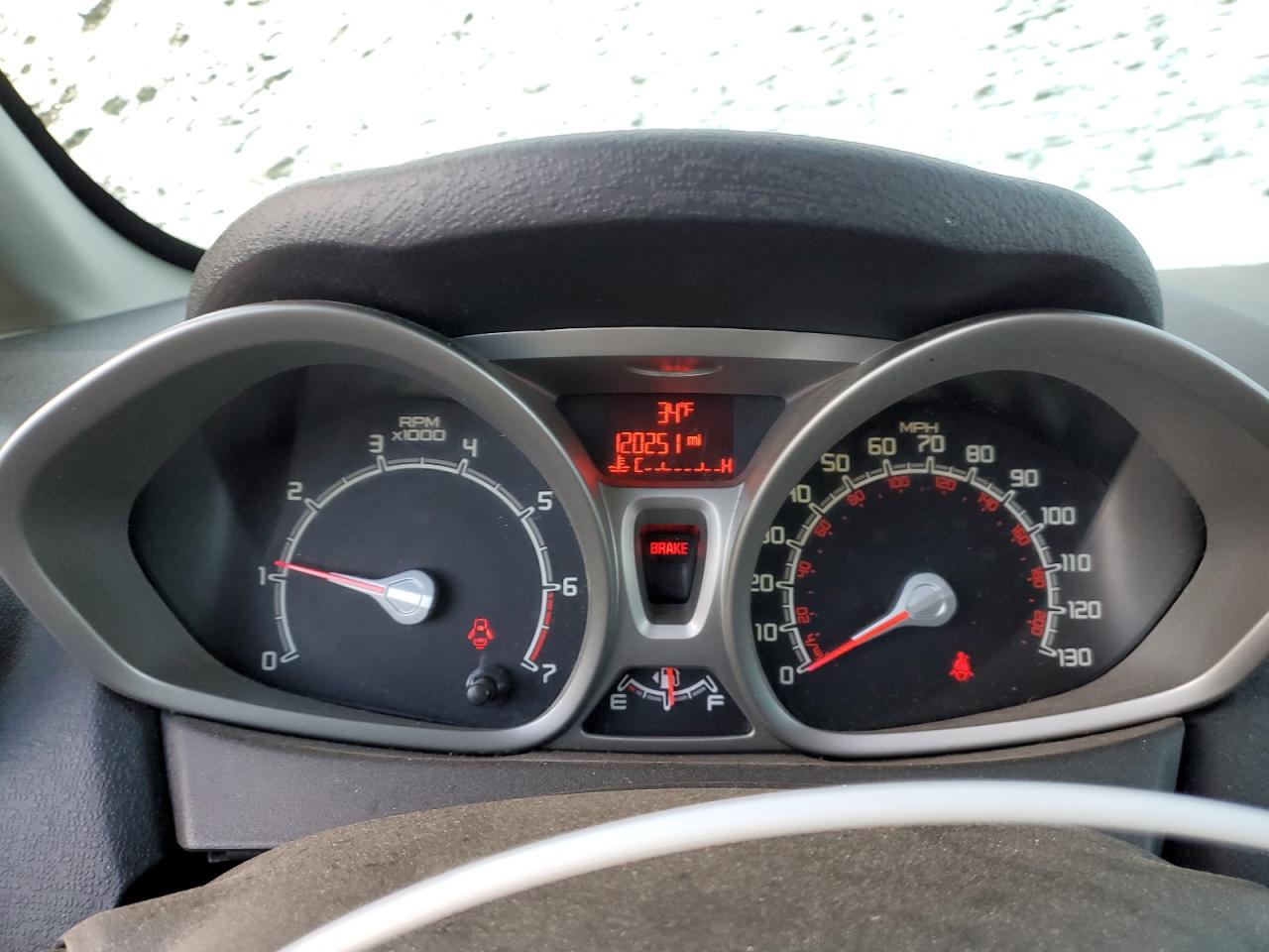 2013 Ford Fiesta VIN 3FADP4BJ9DM142611 Copart auction photo, front end / mechanical damage thumbnail 9