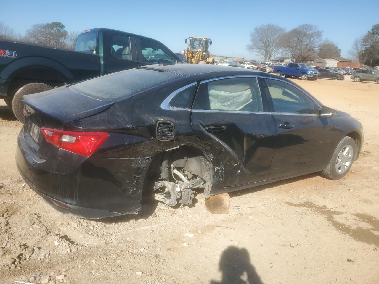 2021 Chevrolet Malibu VIN 1G1ZB5ST4MF047713 Copart auction photo, side / undercarriage damage thumbnail 3