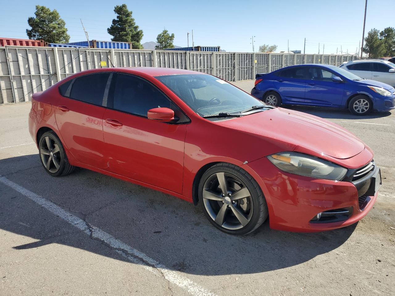2014 Dodge Dart VIN 1C3CDFEB7ED866426 Copart auction photo, front end damage thumbnail 4