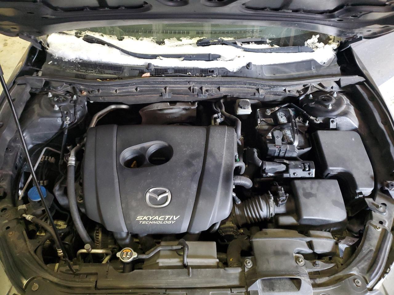 2015 Mazda 3 VIN JM1BM1L34F1260025 Copart auction photo, front end / undercarriage damage thumbnail 11