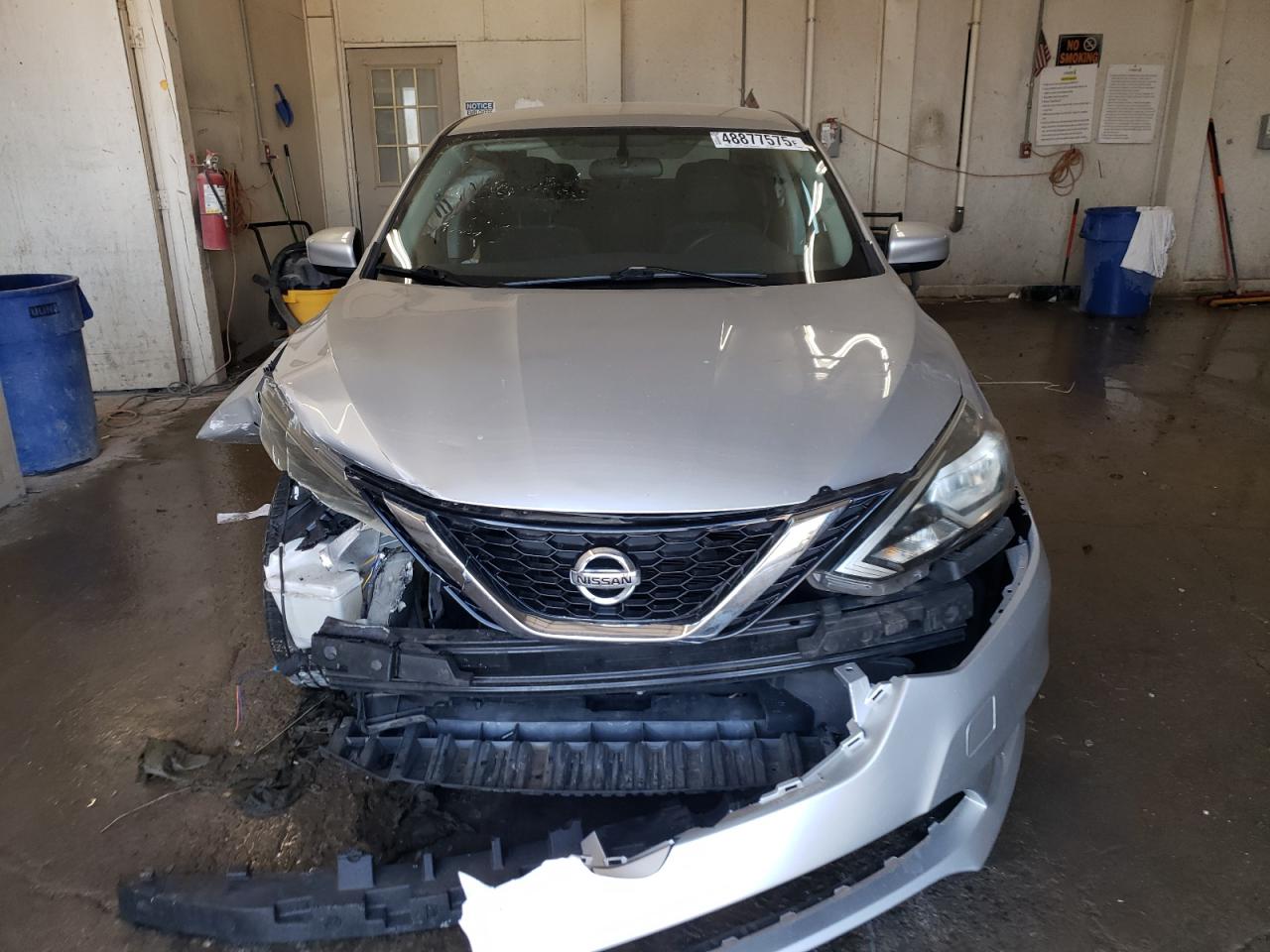 2017 Nissan Sentra VIN 3N1AB7APXHY348508 Copart auction photo, front end damage thumbnail 5