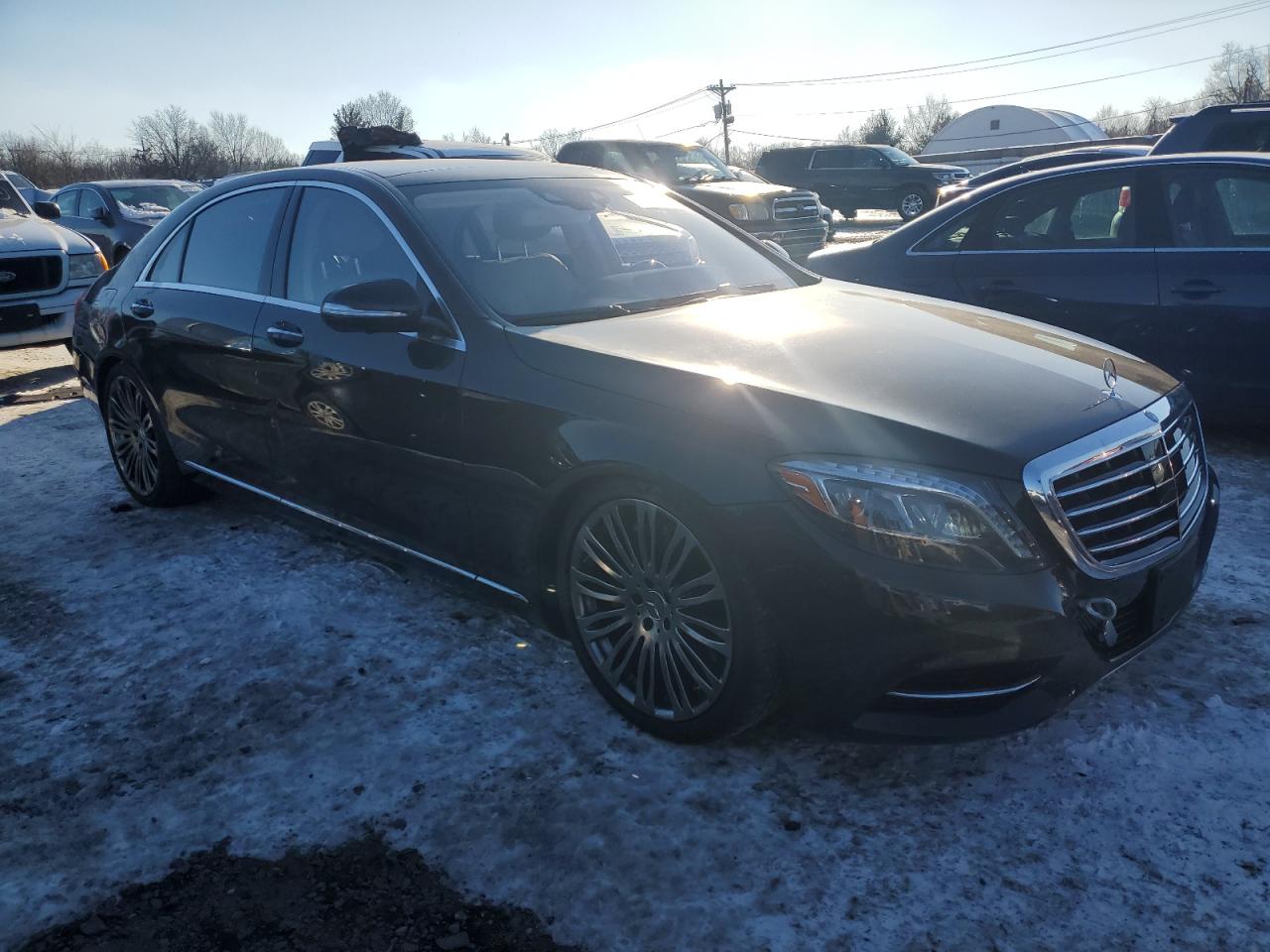 2016 Mercedes-Benz S-klasse VIN WDDUG8FB7GA250043 Copart auction photo, stripped damage thumbnail 4