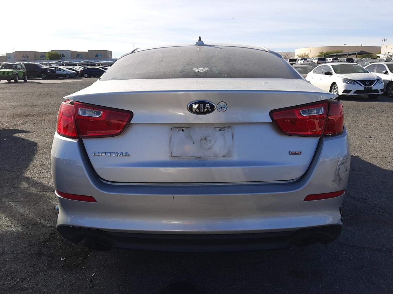 2014 KIA Optima VIN KNAGM4A78E5522940 Copart auction photo, all over damage thumbnail 6