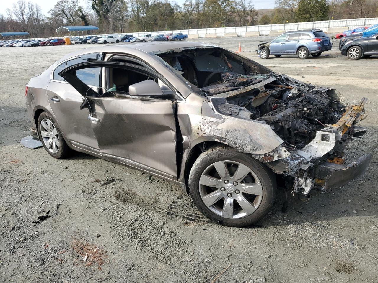 2011 Buick LaCrosse VIN 1G4GC5EC9BF396236 Copart auction photo, burn - engine damage thumbnail 4