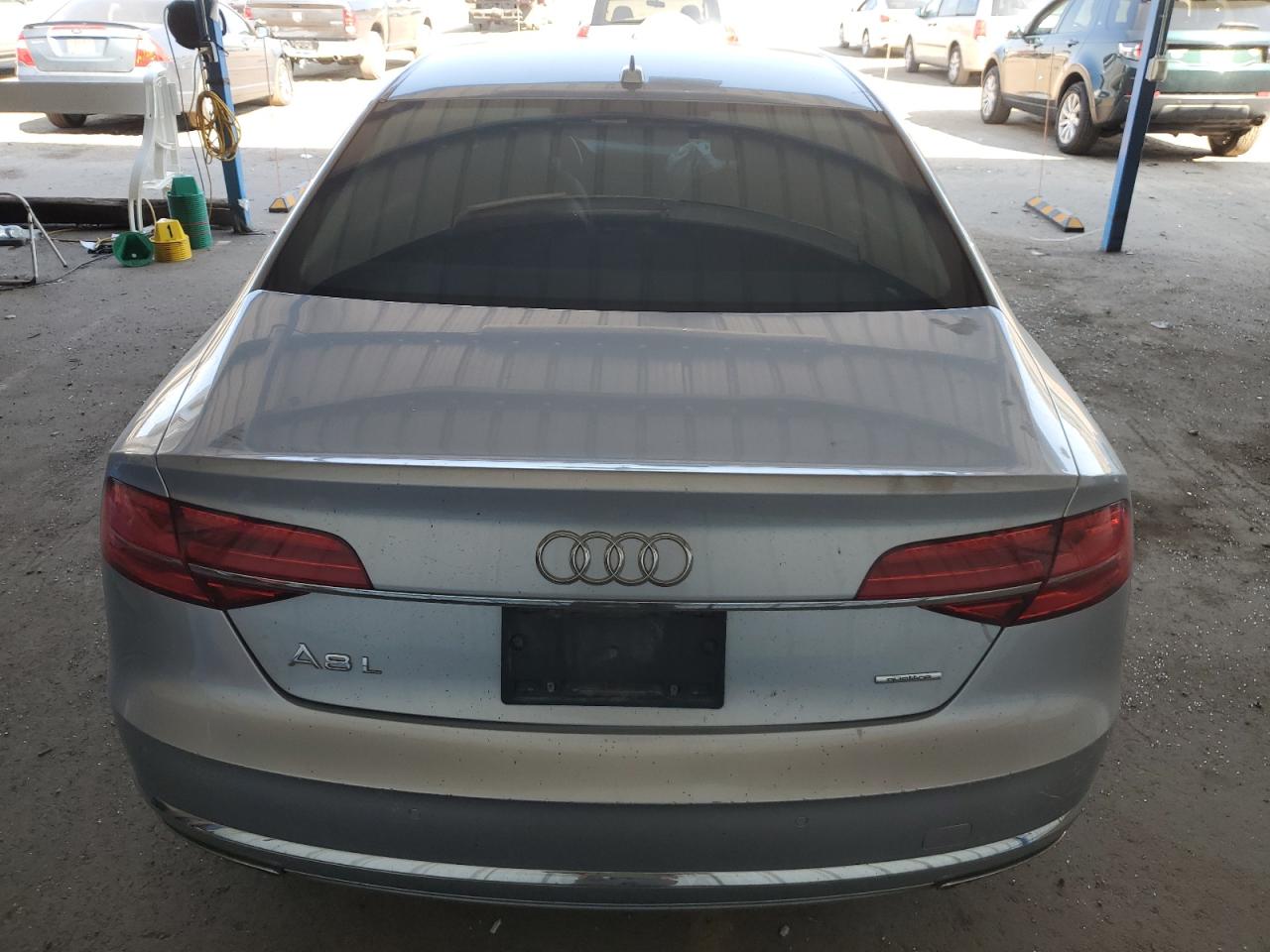 2015 Audi A8 VIN WAU3GAFD2FN007226 Copart auction photo, front end / undercarriage damage thumbnail 6