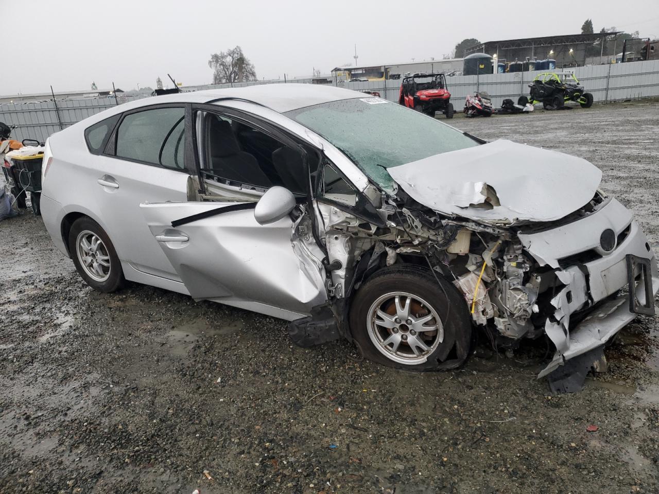 2010 Toyota Prius VIN JTDKN3DU9A0217959 Copart auction photo, side / front end damage thumbnail 4