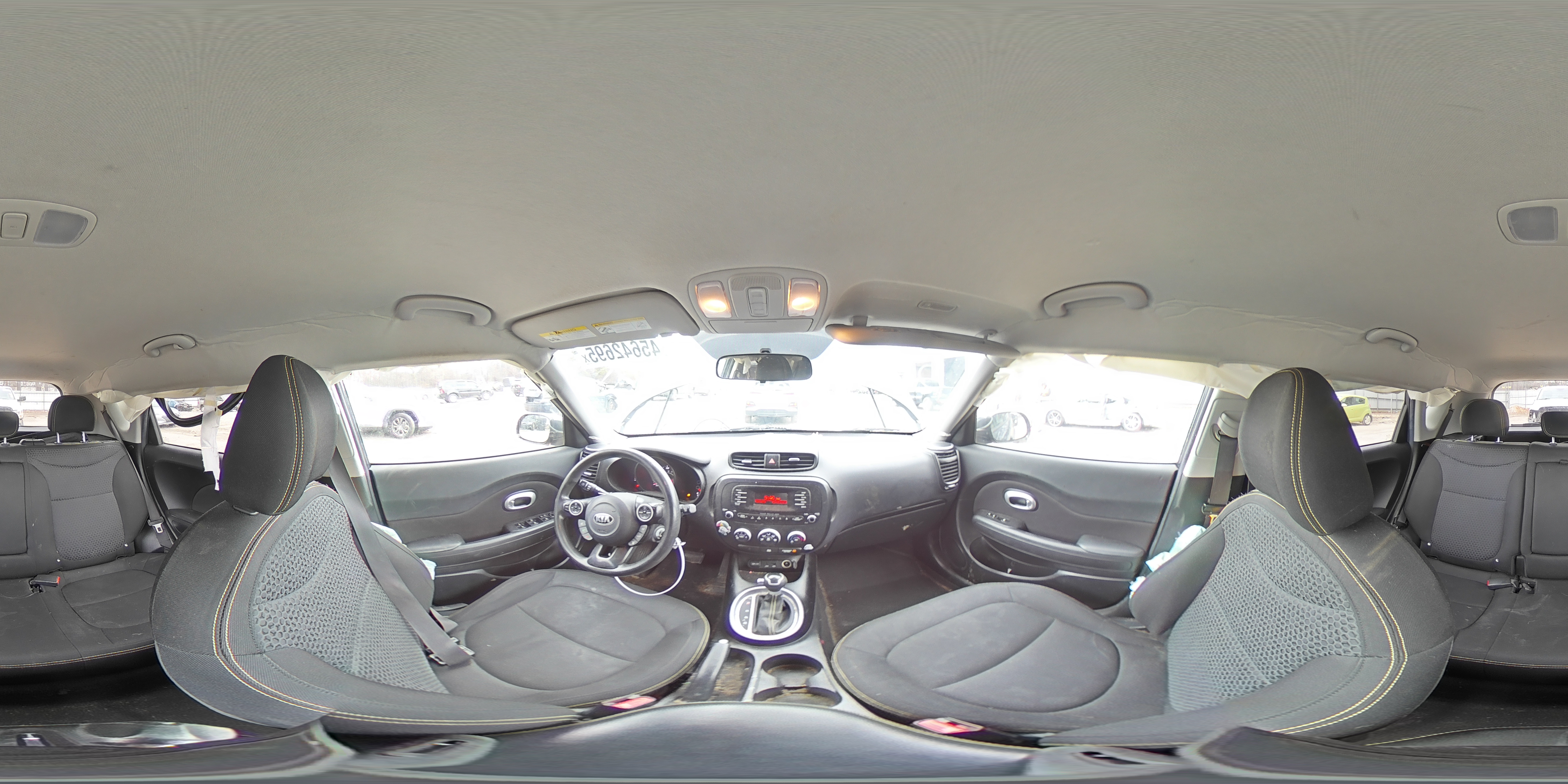 2015 KIA Soul VIN KNDJP3A54F7149054 Copart auction photo, side / front end damage thumbnail 14