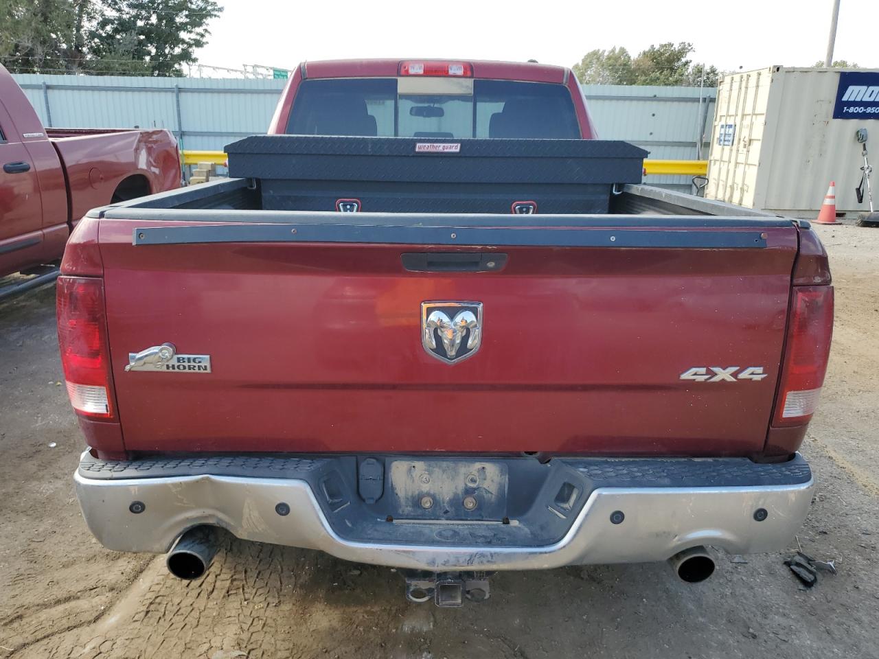 2011 Dodge RAM VIN 1D7RV1GT7BS542370 Copart auction photo, front end damage thumbnail 6