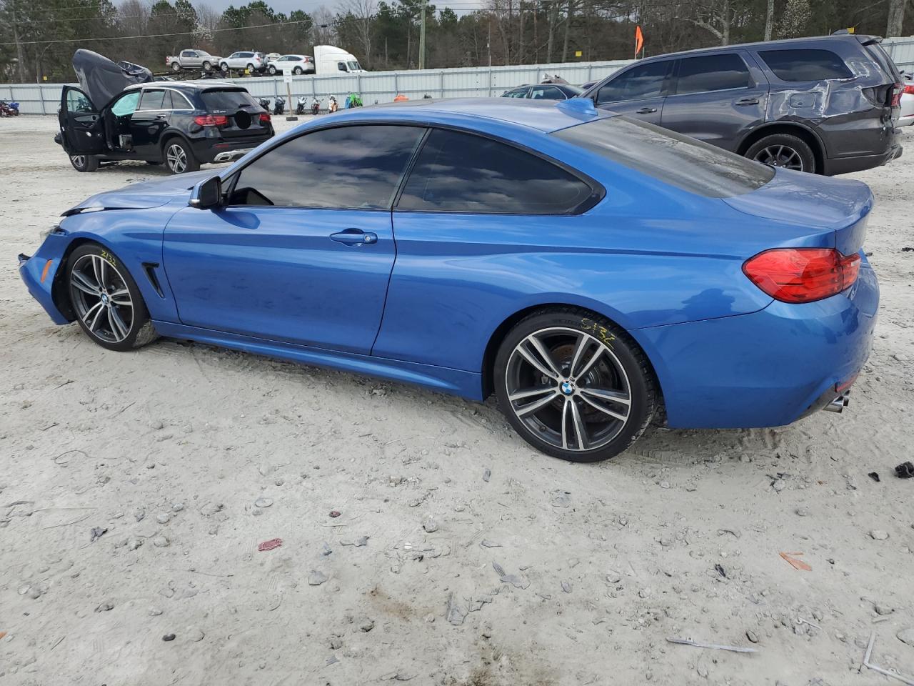 2015 BMW 4er VIN WBA3N3C54FK231999 Copart auction photo, front end damage thumbnail 2