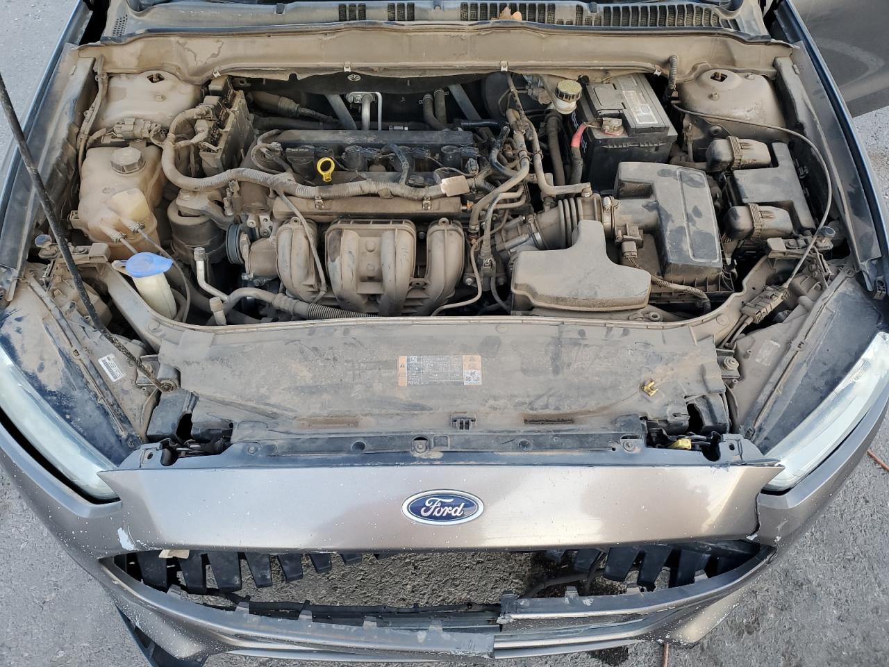 2013 Ford Fusion VIN 3FA6P0H74DR220356 Copart auction photo, rear end / front end damage thumbnail 11