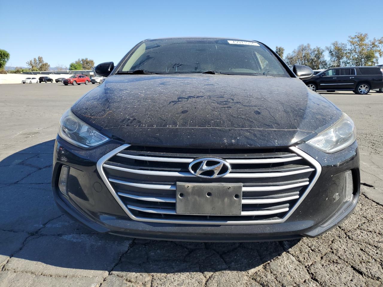 2017 Hyundai Elantra VIN KMHD84LF7HU284616 Copart auction photo, side damage thumbnail 5