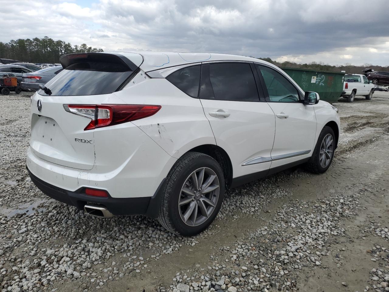 2023 Acura RDX VIN 5J8TC1H57PL010481 Copart auction photo, top/roof / stripped damage thumbnail 3